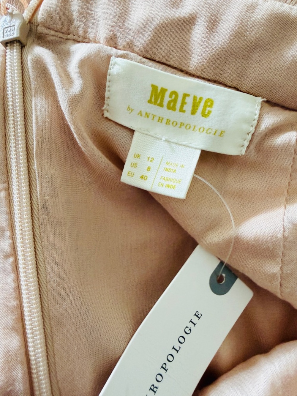 NWT Anthropologie Maeve Blush Velma Fringe Flapper Skirt - Picture 7 of 7